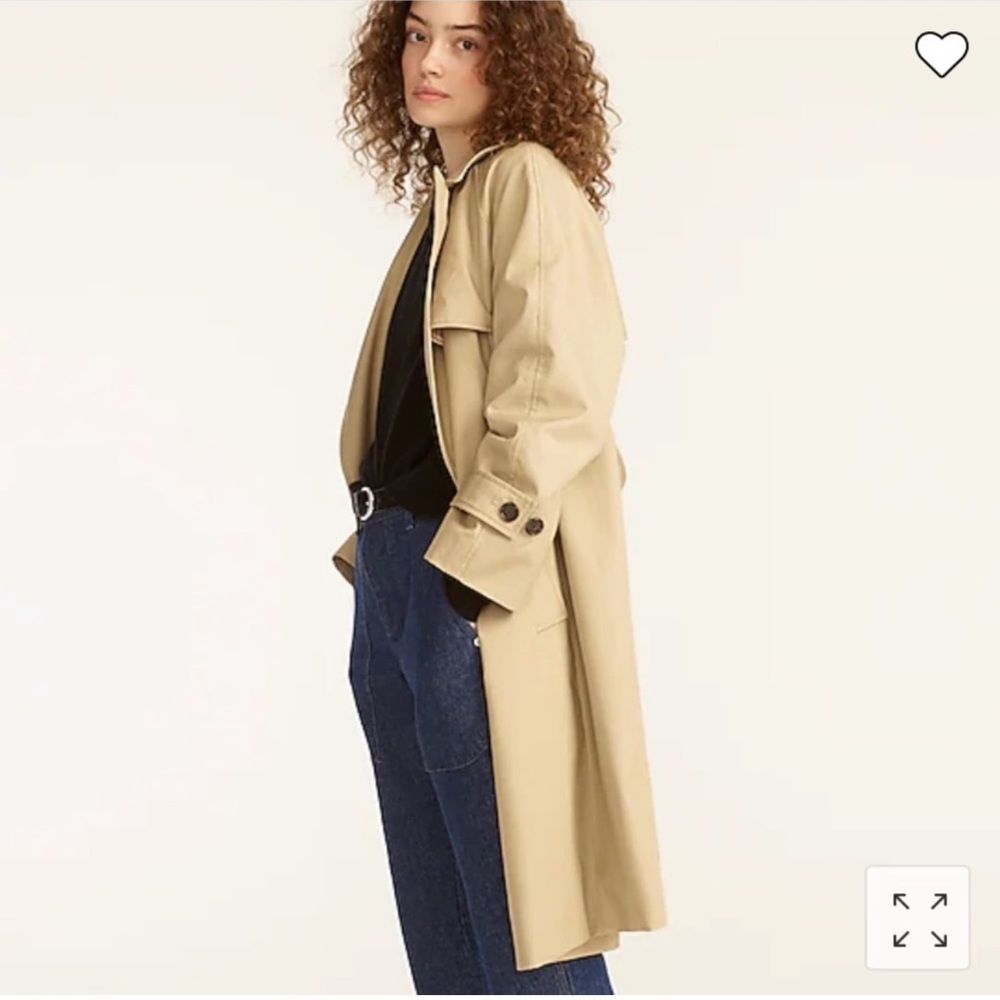 JCREW Relaxed fit trench coat BNWT